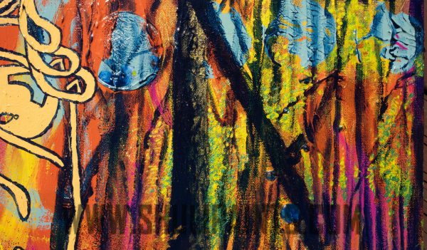 Acrylic Painting 'Basil & Fairy Dust' - Image 3
